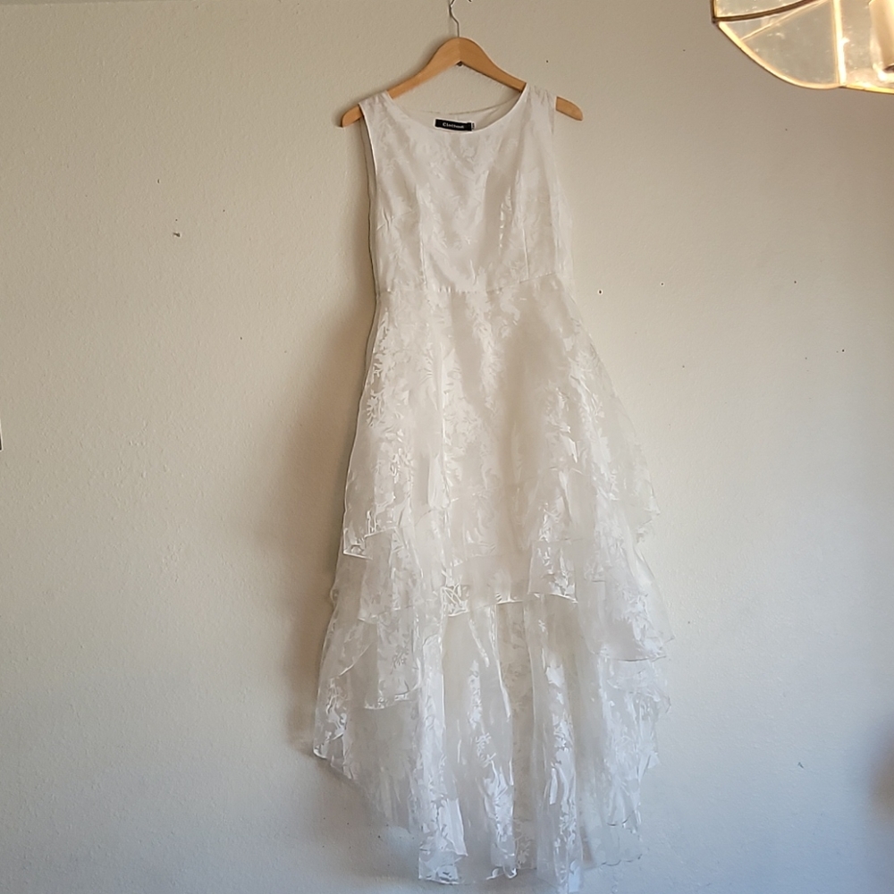 NWT Clothink high low dress size L